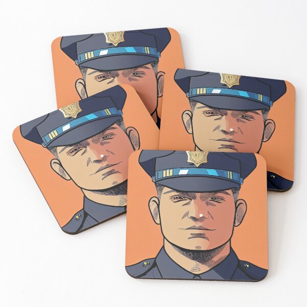 Item preview, Police officer Comics designed and sold by ComicsFactory.