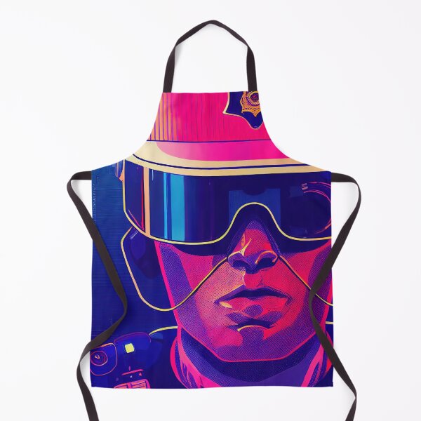 Item preview, Police officer Cybeberpunk designed and sold by ComicsFactory.