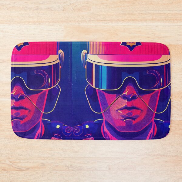 Item preview, Police officer Cybeberpunk designed and sold by ComicsFactory.