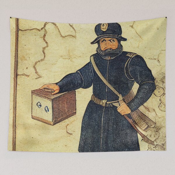 Item preview, Police officer 16th century designed and sold by ComicsFactory.
