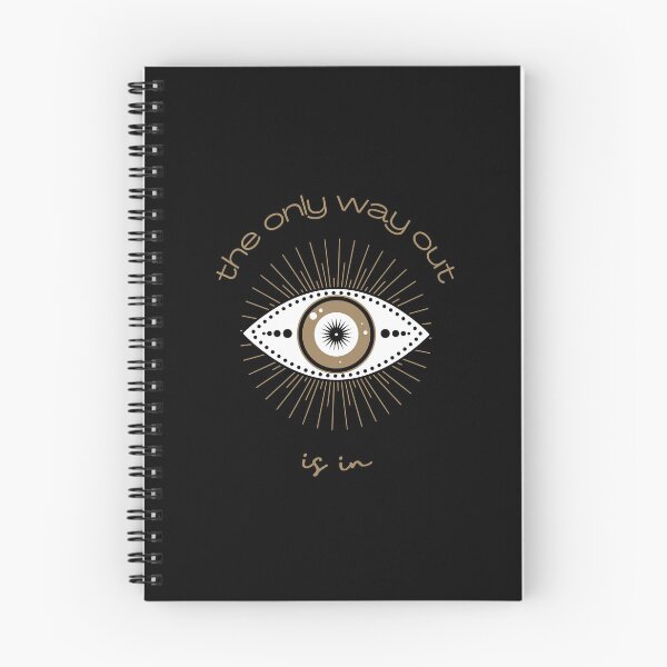 Artikelvorschau, Third Eye Wisdom, The Only Way Out ist im Notizbuch entworfen und verkauft von MagicWolfStar.