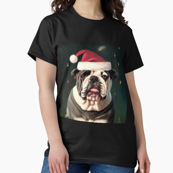 Christmas English Bulldog - Perfect For Animal Lovers Classic T-Shirt