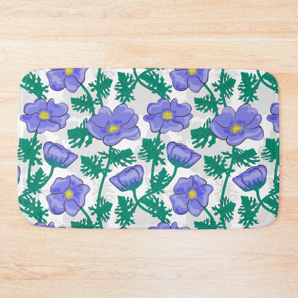 Item preview, Seamless pattern Blue flowers. designed and sold by fuzzyfox.