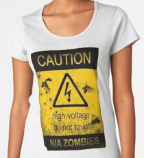 Caution Women's Premium T-Shirt