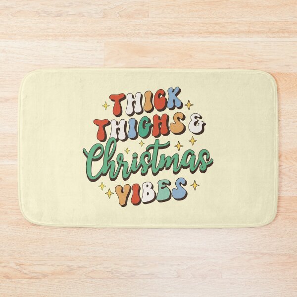 Item preview, Thick thighs and Christmas vibes Merry Christmas vintage shirt Christmas gift  designed and sold by ArtfulGiftShop.