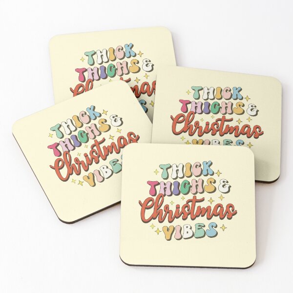 Item preview, Thick thighs and Christmas vibes Merry Christmas vintage shirt Christmas gift  designed and sold by ArtfulGiftShop.