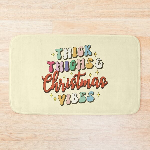 Item preview, Thick thighs and Christmas vibes Merry Christmas vintage shirt Christmas gift  designed and sold by ArtfulGiftShop.