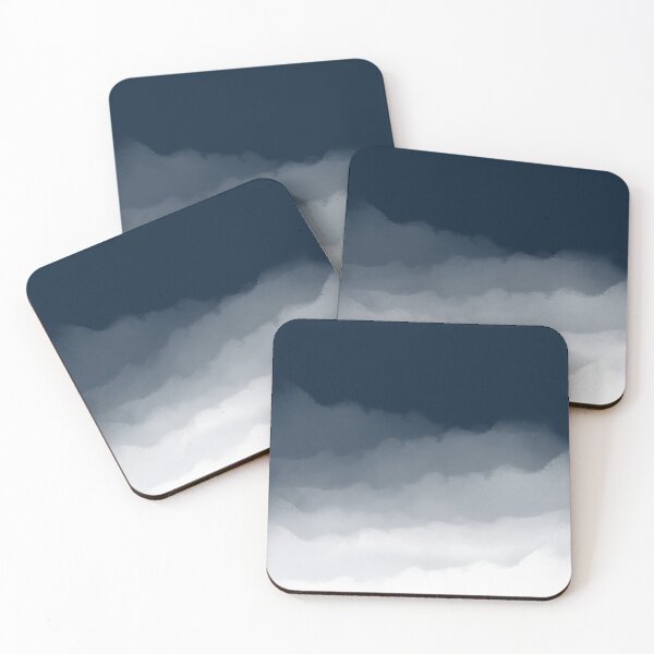 Item preview, Midnight Blue Watercolor Ombre (midnight blue/white) designed and sold by Design Minds Boutique.