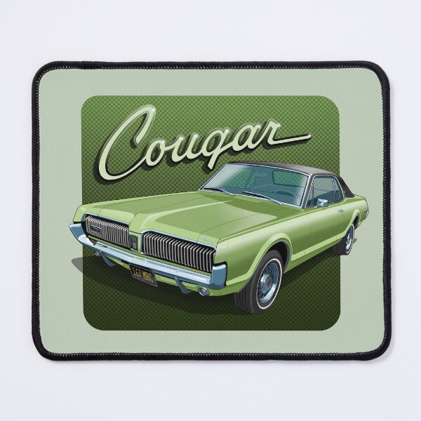 Item preview, 1967 Mercury Cougar in lime frost designed and sold by candc-retro.