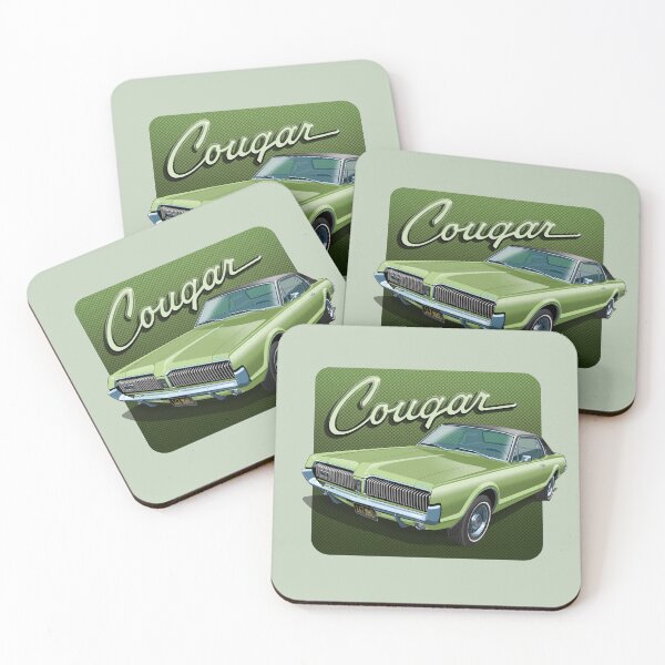 Item preview, 1967 Mercury Cougar in lime frost designed and sold by candc-retro.