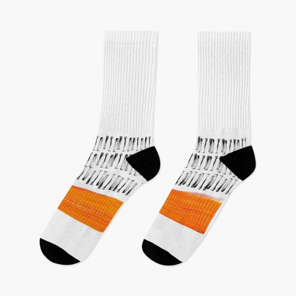 Item preview, Abstract Pattern Gray White And Orange designed and sold by art64.
