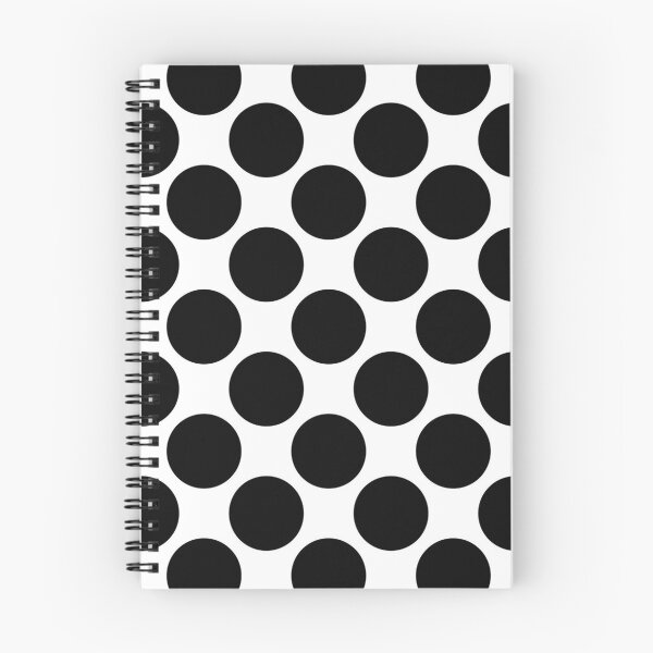 Item preview, Black Polkadot Pattern - Big Black Polkadots designed and sold by gjsart.