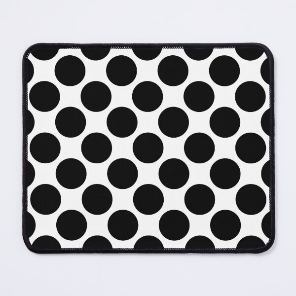 Item preview, Black Polkadot Pattern - Big Black Polkadots designed and sold by gjsart.