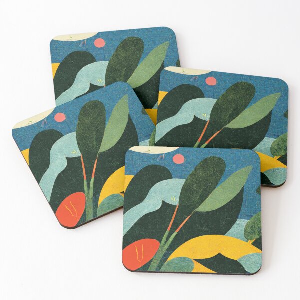 Item preview, a garden with a pond where everyone is happy designed and sold by zoro92.