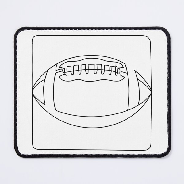 Item preview, Line Art Football designed and sold by Shayli Kipnis.