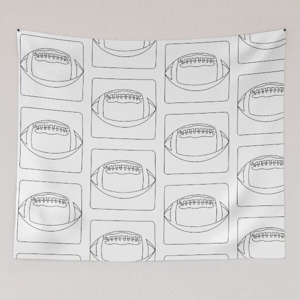 Item preview, Line Art Football designed and sold by Shayli Kipnis.