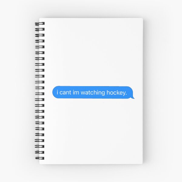Item preview, i cant im watching hockey text designed and sold by mtayzart.