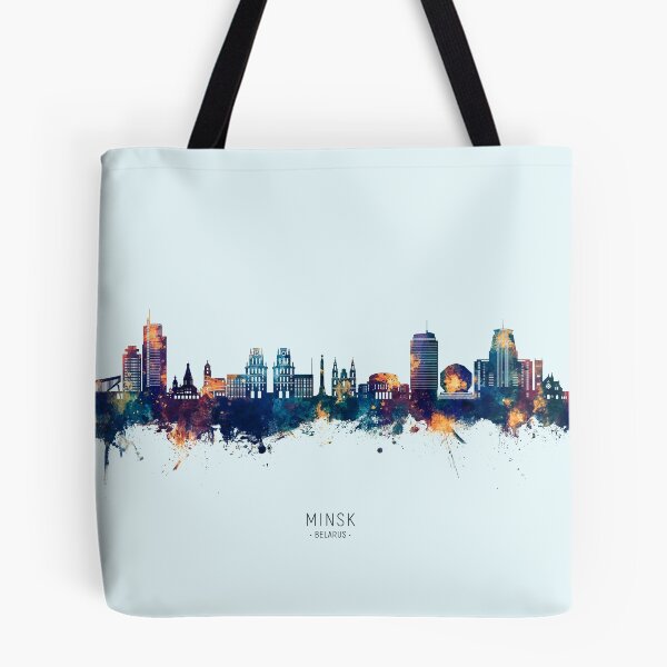 Item preview, Minsk Belarus Skyline designed and sold by ArtPrints.