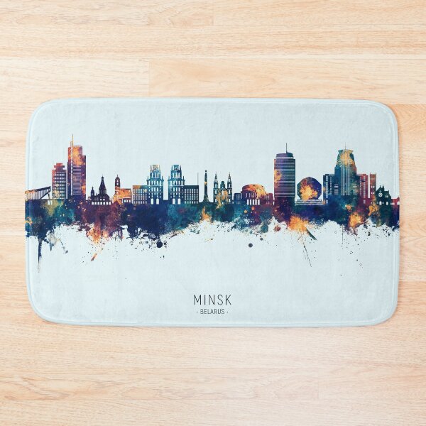 Item preview, Minsk Belarus Skyline designed and sold by ArtPrints.