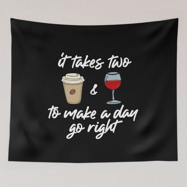 Item preview, Funny Red Wine Drinking  and Coffee Lover Humor Saying Gift for Men Women  designed and sold by alenaz.