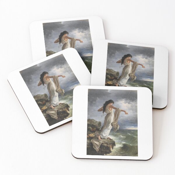 Item preview, Sappho  Greek poet | Death of Sappho by Miguel Carbonell Selva designed and sold by TeeARTHY.