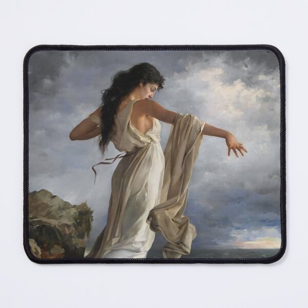 Item preview, Sappho  Greek poet | Death of Sappho by Miguel Carbonell Selva designed and sold by TeeARTHY.