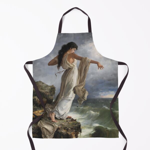Item preview, Sappho Greek poet | Death of Sappho by Miguel Carbonell Selva designed and sold by TeeARTHY.