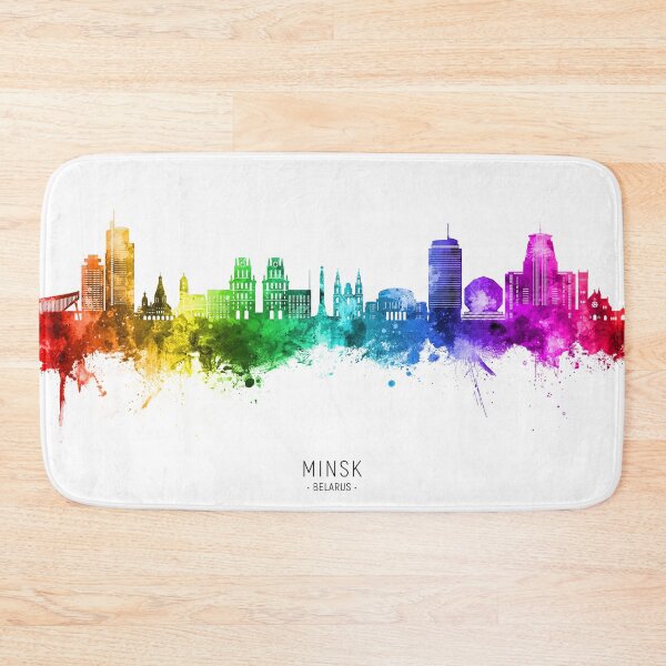 Item preview, Minsk Belarus Skyline designed and sold by ArtPrints.