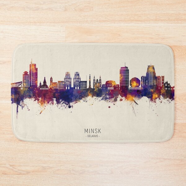 Item preview, Minsk Belarus Skyline designed and sold by ArtPrints.