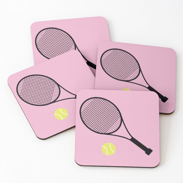 Item preview, Pink Tennis Ball and Tennis Racket designed and sold by cmd-art.