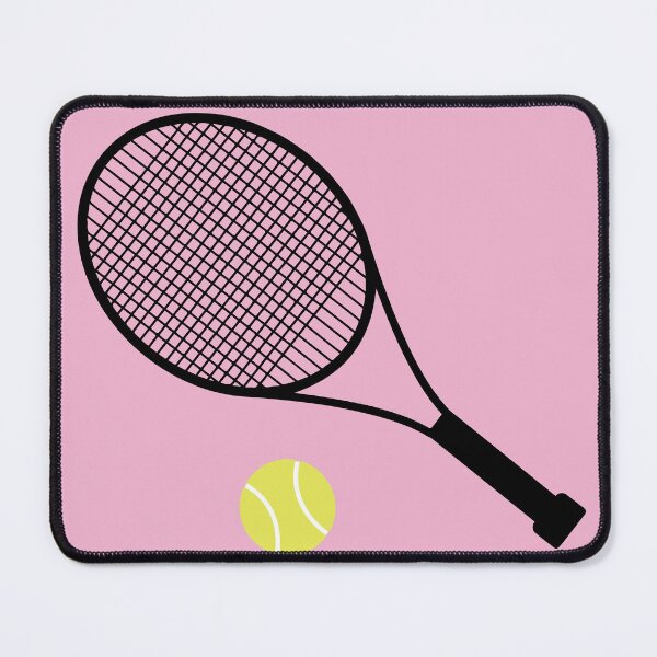 Item preview, Pink Tennis Ball and Tennis Racket designed and sold by cmd-art.