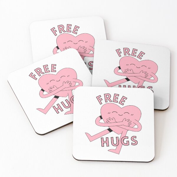 Item preview, A cute pink heart giving free hugs designed and sold by yoshra.