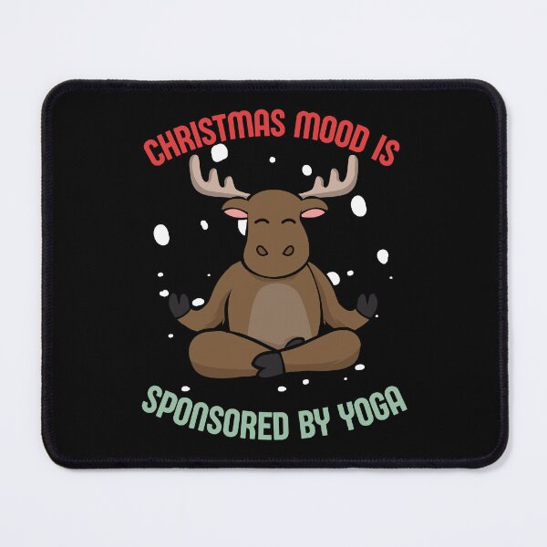 Item preview, Christmas mood is sponsored by funny yoga dear designed and sold by reka88.