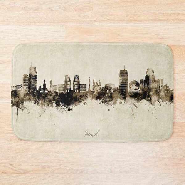 Item preview, Minsk Belarus Skyline designed and sold by ArtPrints.