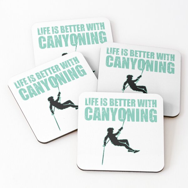 Item preview, Life is Better with Canyoning - Canyoneer Canyoneering Lover designed and sold by TheInkElephant.