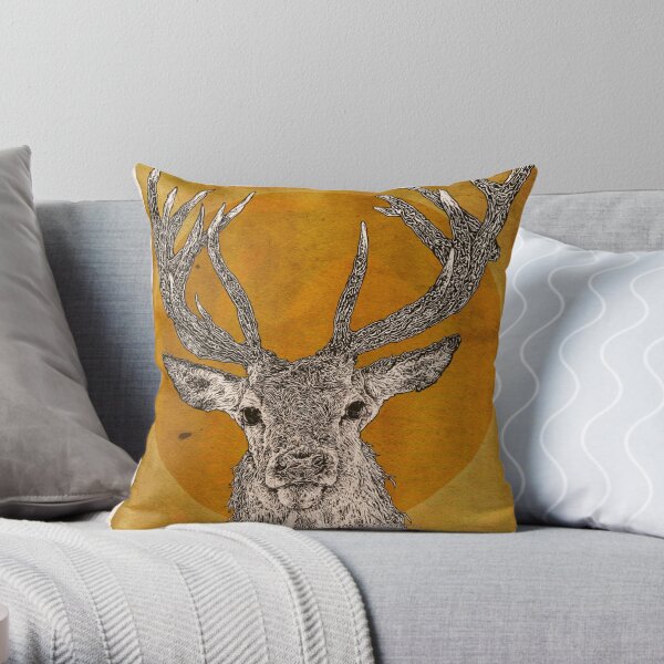 Stag head pillows sale