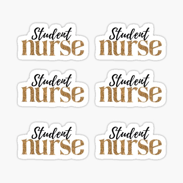 314PI-Nursing Student Tears Stickers, Future RN Registered Nurse for  Laptops Phone, Water Assistant Nurse Stickers, Nursing Student Sticker,  Medical