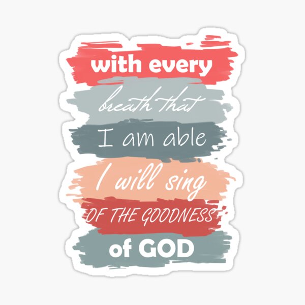 Item preview, Goodness of God designed and sold by Mayo Avenue Customs.