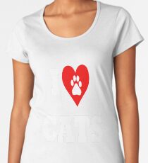 I love cats Women's Premium T-Shirt