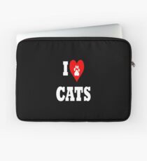 I love cats Laptop Sleeve
