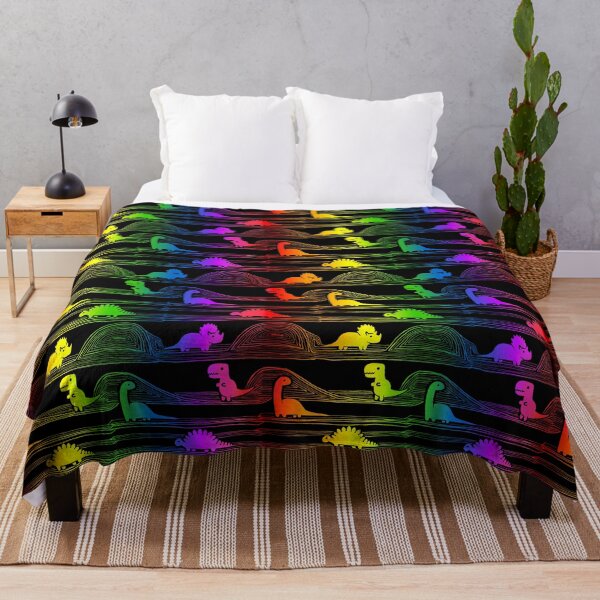 Item preview, Dinosaur (rainbow/black) designed and sold by thrine.