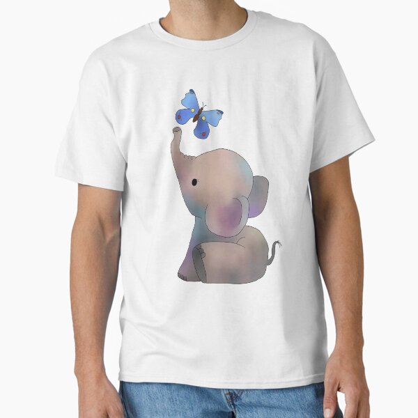 Item preview, Elephant with a butterfly designed and sold by Blumchen.