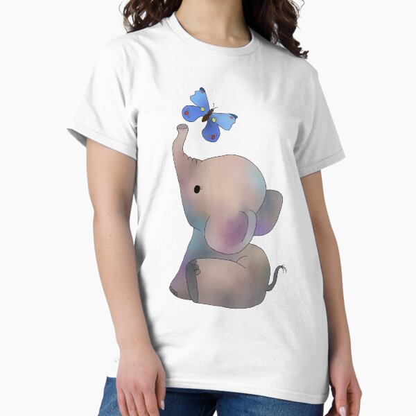 Item preview, Elephant with a butterfly designed and sold by Blumchen.