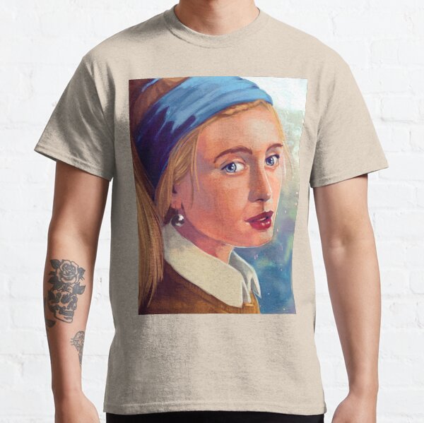 Girl with Pearl – Modern – Gaze Classic T-Shirt