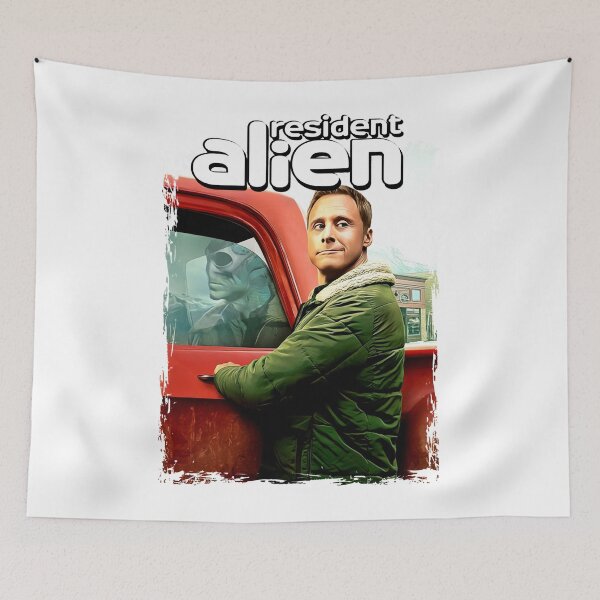 Item preview, Resident Alien Series Art Perfect Xmas Gift Fan  designed and sold by EdmanSileiko.