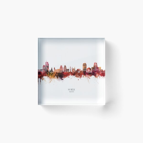 Item preview, Minsk Belarus Skyline designed and sold by ArtPrints.