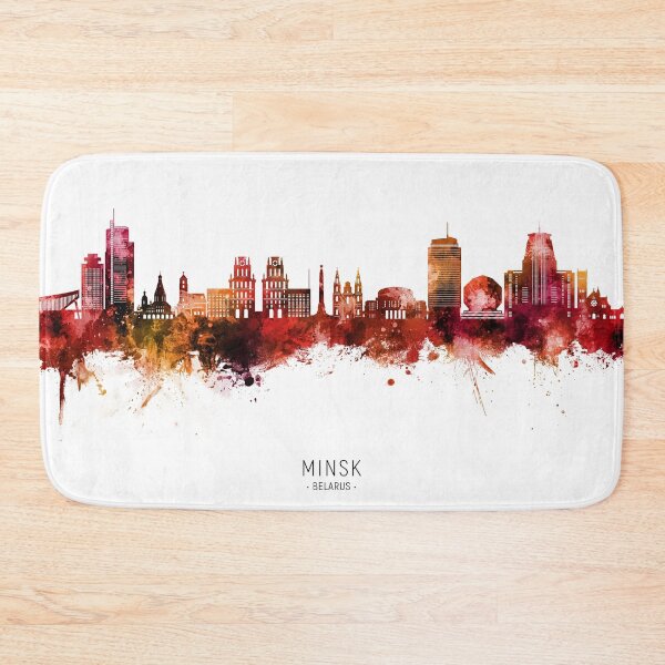 Item preview, Minsk Belarus Skyline designed and sold by ArtPrints.