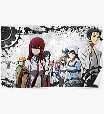 Steins Gate characters Poster