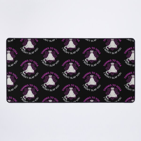 Item preview, Thanks to yoga i won't slap you funny yoga lemur designed and sold by reka88.
