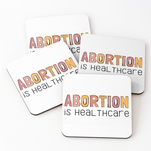 Item preview, ABORTION IS HEALTHCARE | ABSTRACT FALL TEXT designed and sold by Festive Feminist.